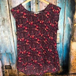 🤎Anthropologie pleione floral high low top